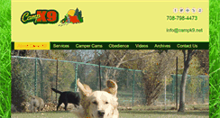 Desktop Screenshot of campk9.net